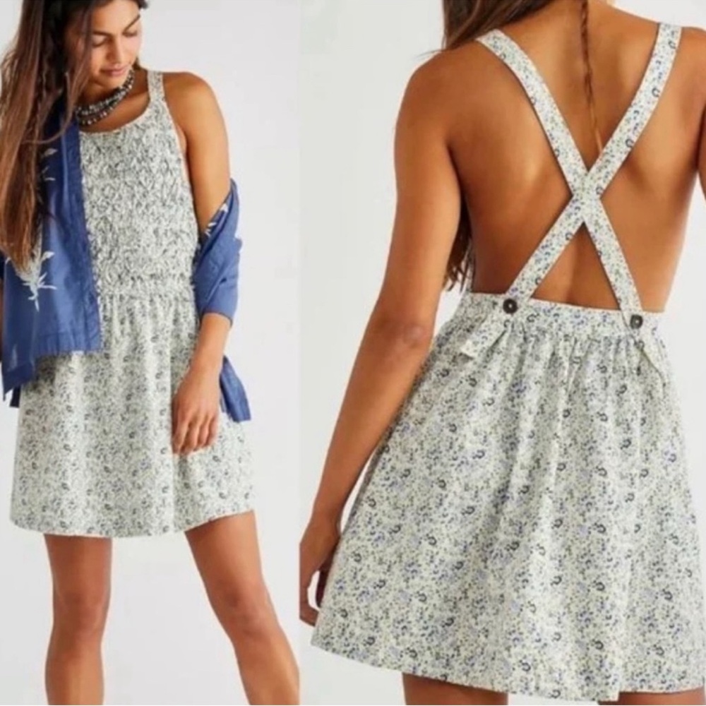 NWT Free People Petunia Smoked Dress